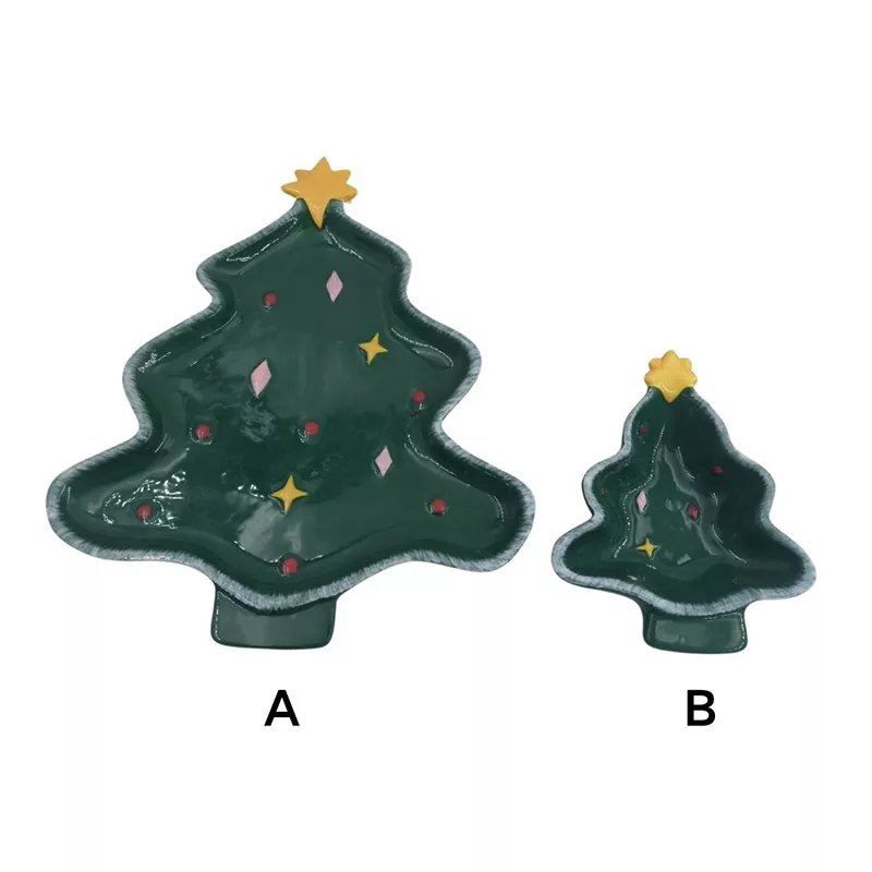 Weihnachtsbaumteller, handbemaltes Weihnachtsgeschenk