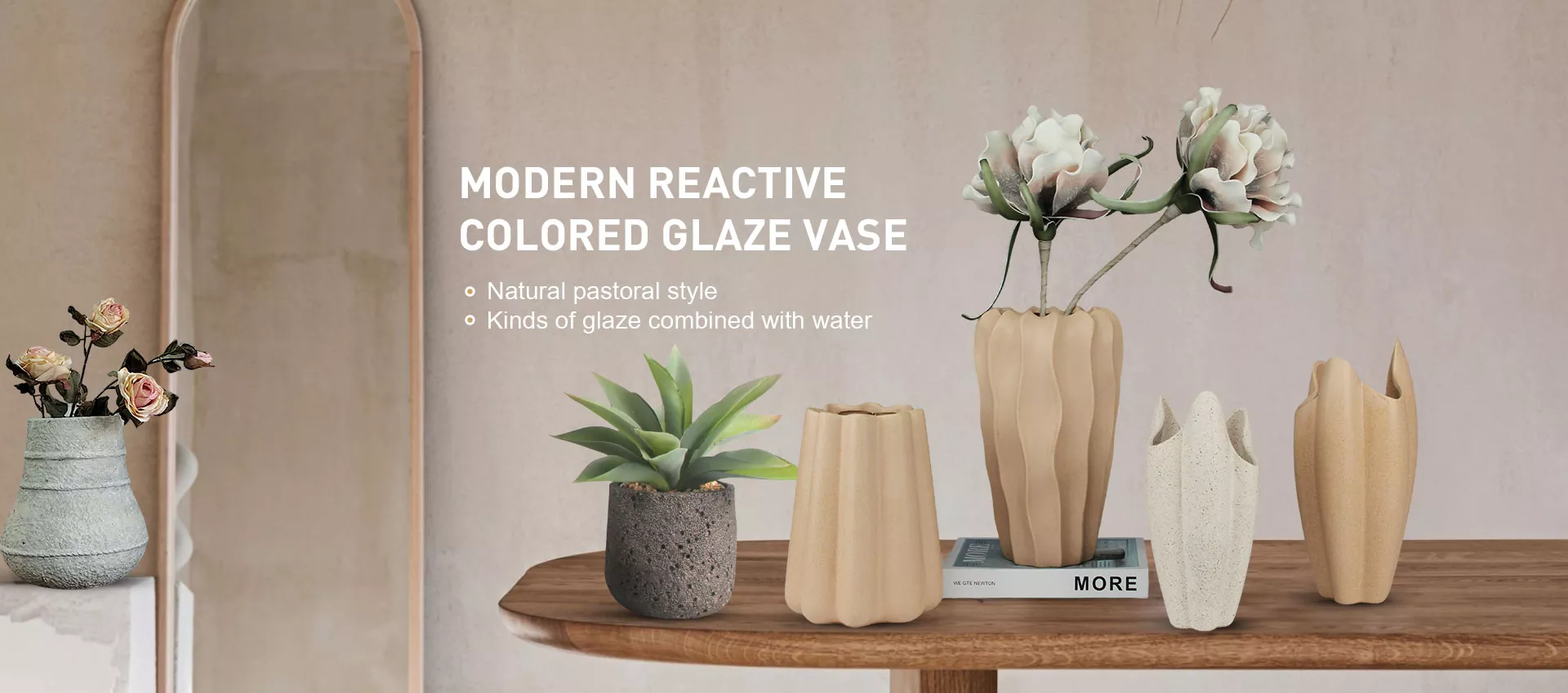 Dekorative Keramikvase