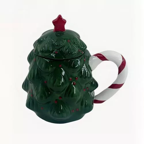 Weihnachtskeramik -Becher -Geschenk
