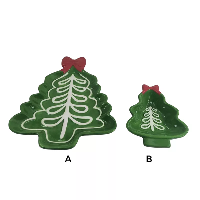 Weihnachtsbaumteller, handbemaltes Weihnachtsgeschenk