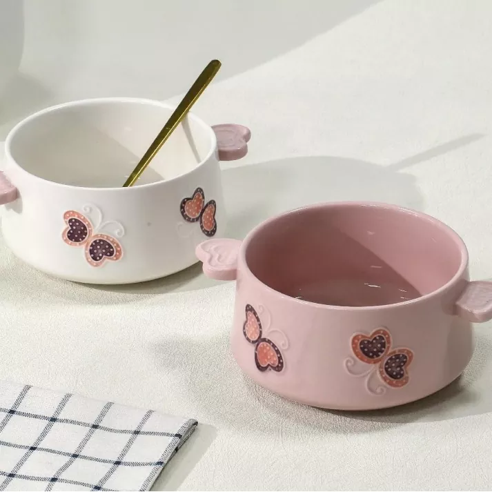 Spülmaschine, sichere handbemalte Keramikschale