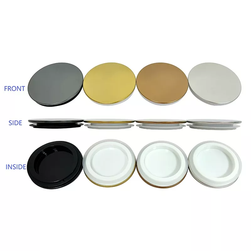 Laser -Edelstahlkerzen -Jar -Deckel