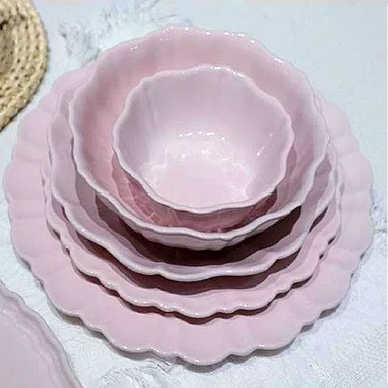 Macaron Pink Keramic Bowl Set