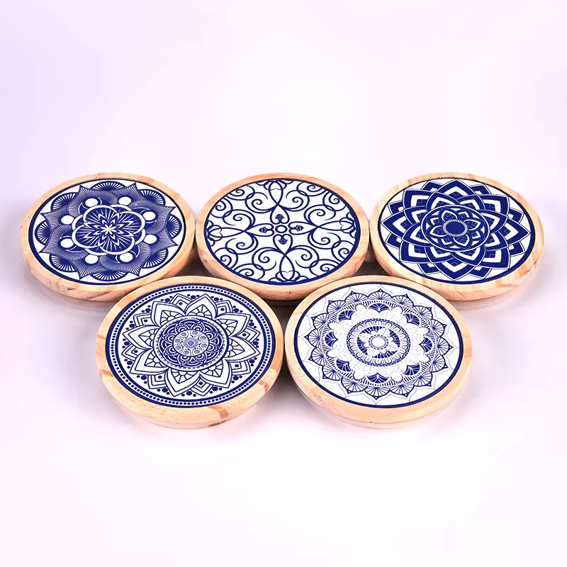 Personalisierter Musterdruckdrucken Holzdeckel