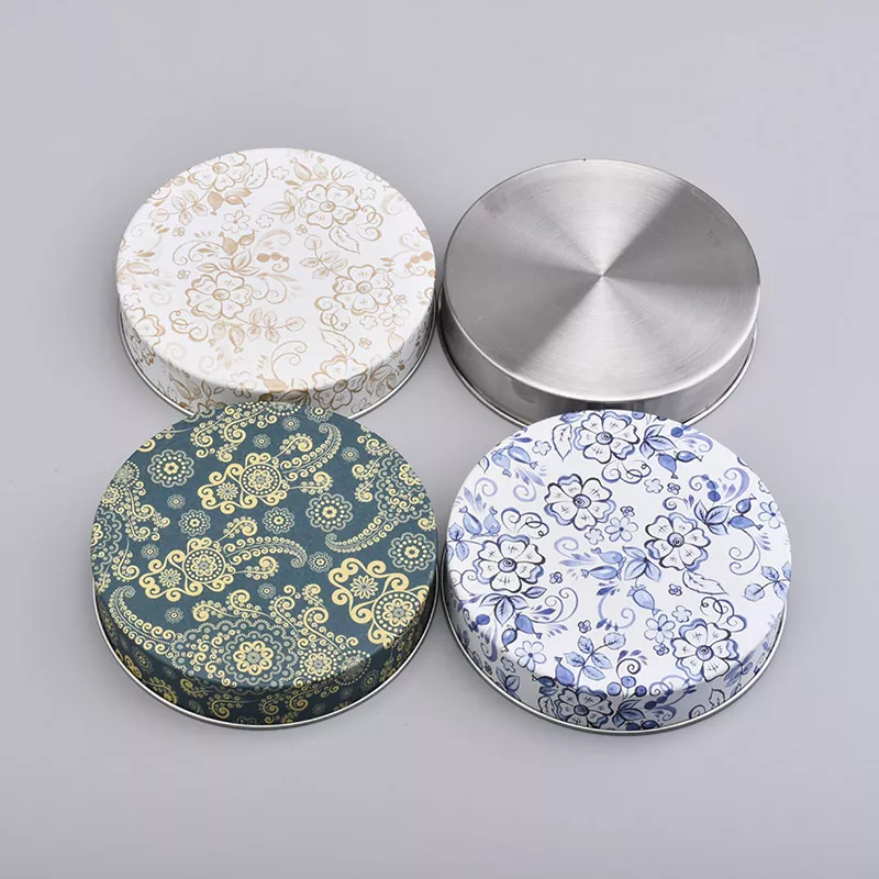 Personalisierter Druckzinnkerzenglasdeckel